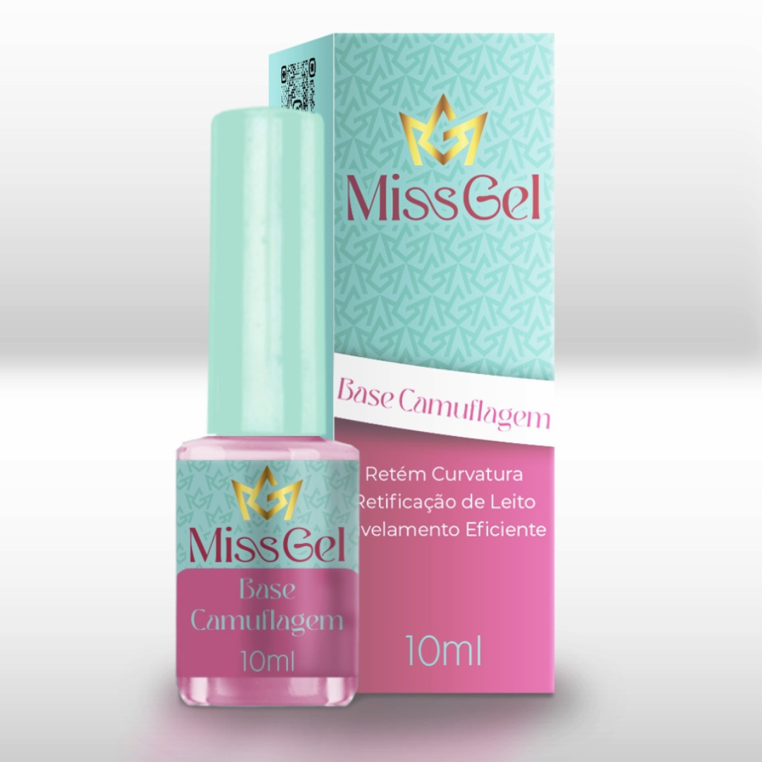 Gel Base Camuflagem 10ml - Miss Gel - MG1012