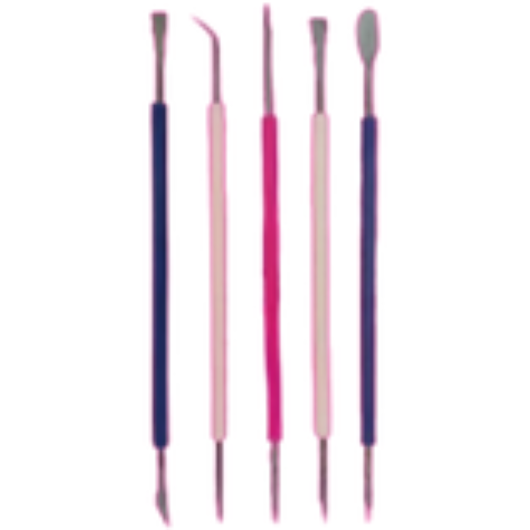 ESPÁTULAS DUPLAS LAVANDA 36 KIT 5UN- LU 1205