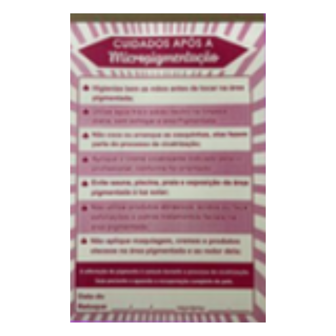 FICHA CUIDADO DE PIGMENTO KIT 100FOLHAS - LC 5189