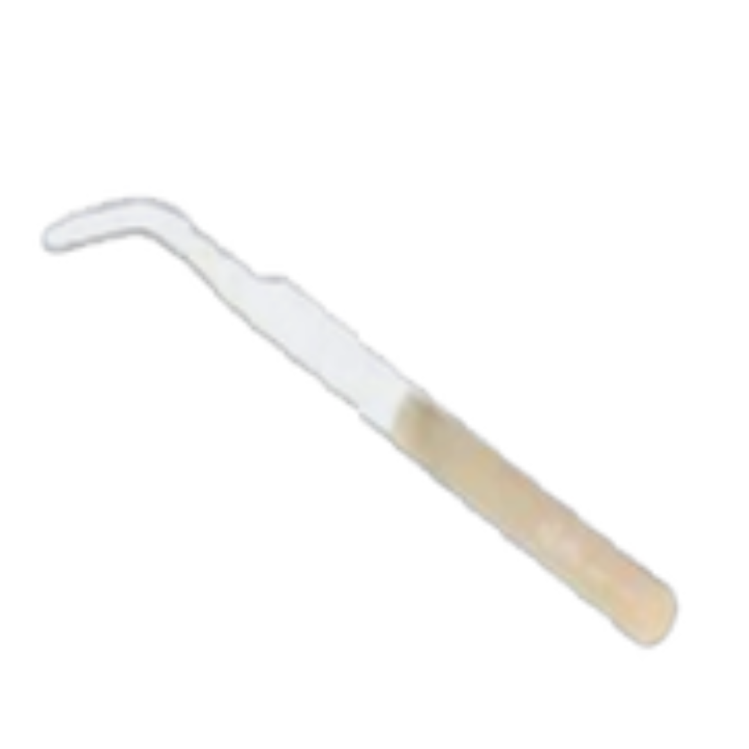 PINÇA CURVA PRATA LC 6304