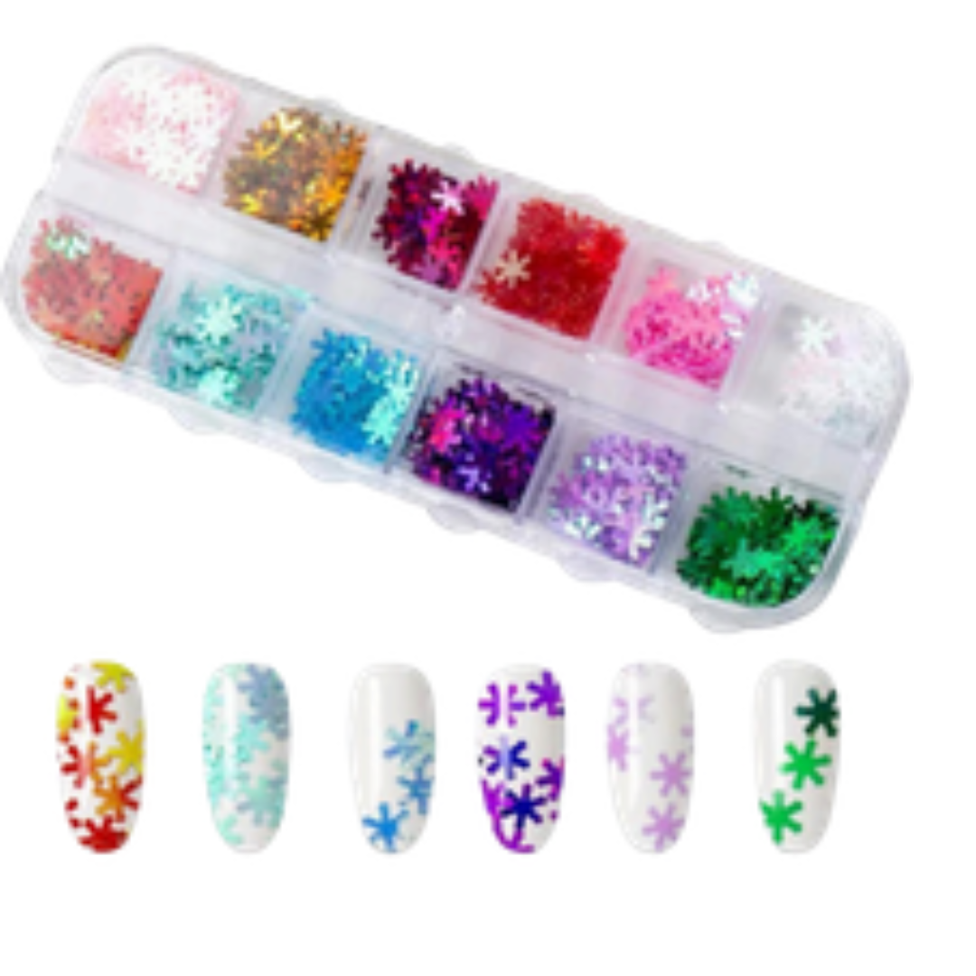 KIT 12 DECORAÇÕES FLORES – LU 6936