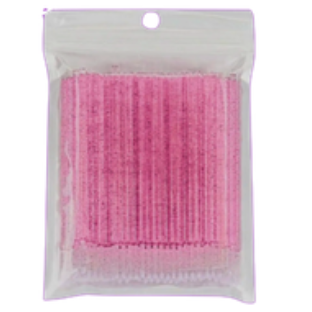 MICROBRUSH C/ GLITTER KIT 100UN - LC 5124