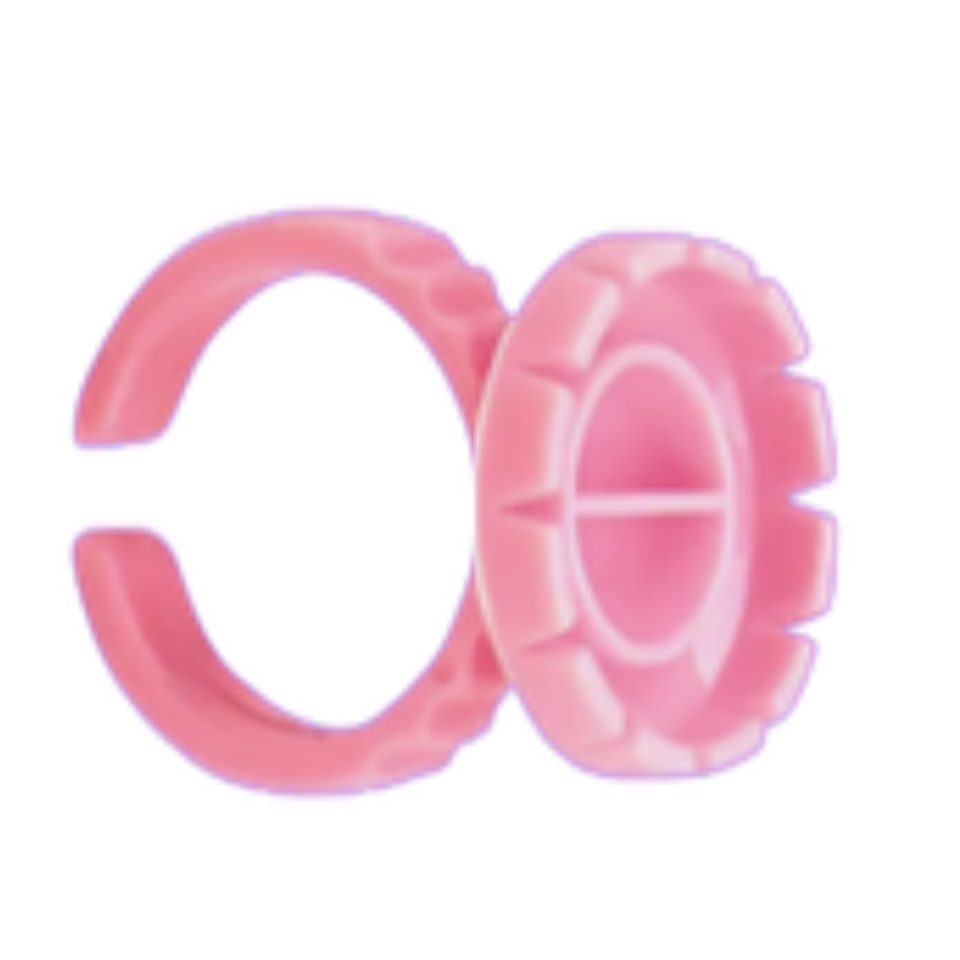 ANEL BATOQUE FLOR KIT 100UN - LC 5156
