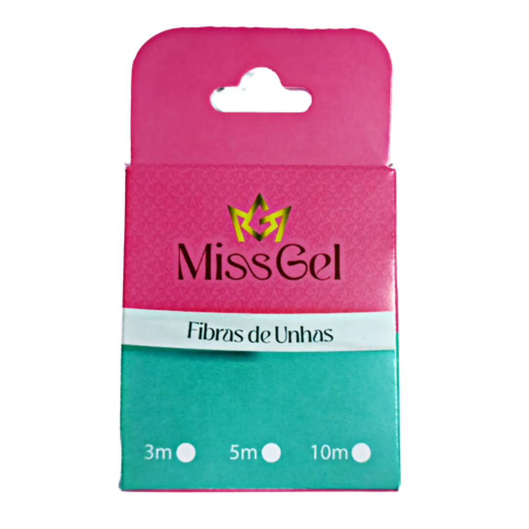 Fibra de rolo 10M caixinha - miss gel - LU 1029